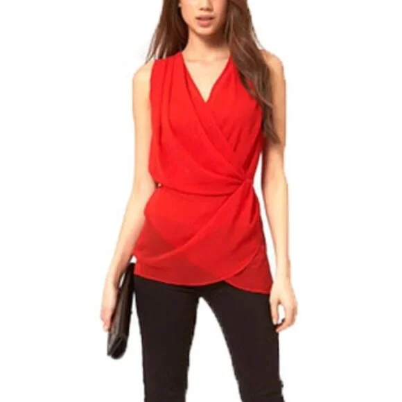 Flared draped tunic - Picture 5 of 5